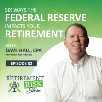 Title banner for episode 82 of the Retirement Risk Show with host Dave Hall